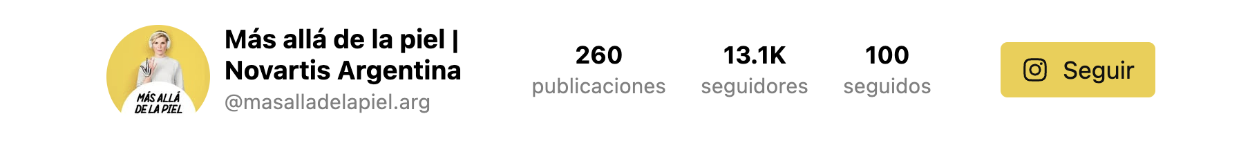 Encabezado seguinos en Instagram
